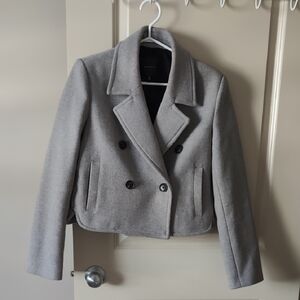 Dynamite Gray Pea Coat